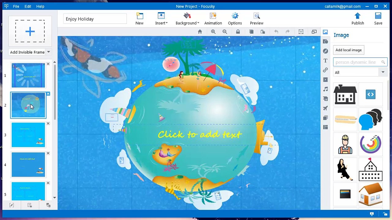 Use Presentation Software to Customize the Wedding Invites