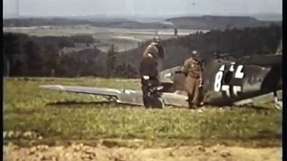 Rare footage crashed ME-109