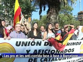 Des milliers d'aficionados exaltés pour la dernière corrida en Catalogne