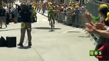 Reaction Peter Sagan after finish ITT - stage 20 (Slovak)