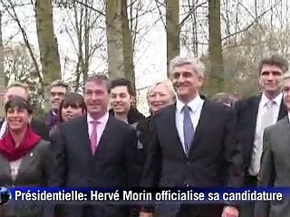 Présidentielle: le centriste Hervé Morin officialise sa candidature depuis son fief de Normandie