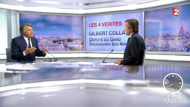 Les 4 Vérités-Gilbert Collard : Il faut discuter avec Bachar el-Assad