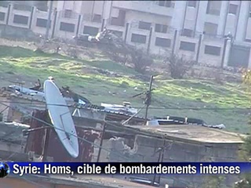 Syrie: bombardements d'une "violence extrême" à Homs