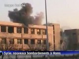 Syrie: reprise des bombardements à Homs, la Croix rouge négocie l'évacuation des victimes