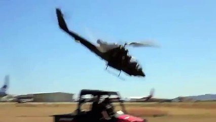 Un accident d'hélicoptère impressionnant