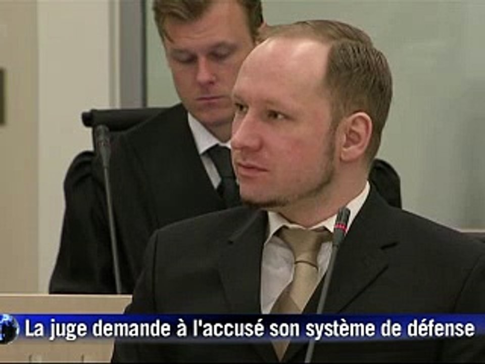 Norvège: Breivik plaide non coupable et reste impassible face à des enregistrement déchirants