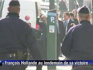 Elu, Hollande sera aux côtés de Sarkozy pour le 8-Mai, passation le 15