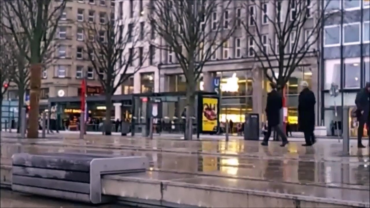 Timelapse Zeitraffer - Hamburg Jungfernstieg Hafen Sturmtief Felix Januar 2015  /Full Film/Ganzer Film/Complete Movie