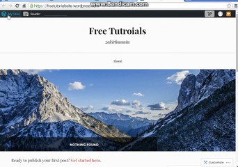 how to make make page online wordpress website urdu part 4