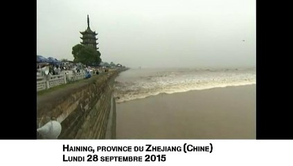 Chine : un raz-de-marée s'abat sur une ville de l'est du pays