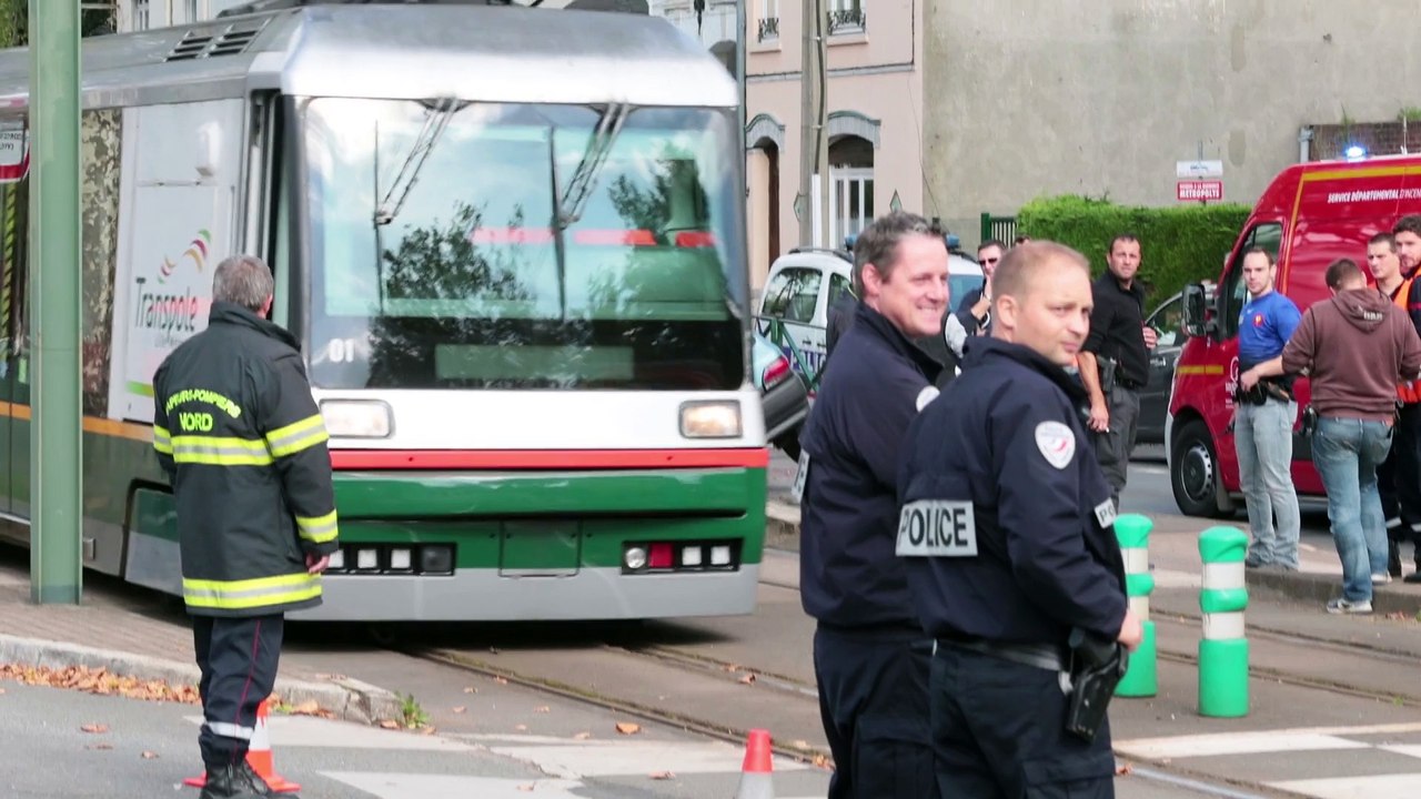 Marcq-en-Barœul: quatre blessés dans une collision entre une voiture et un tramway
