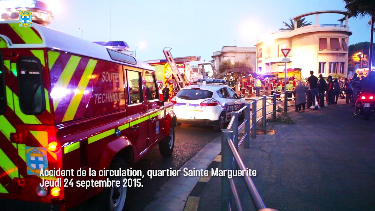 BMPM: accident VL seul à St-marguerite avec le camion grue du Bataillon.
