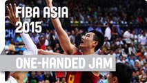 Zhai with a Big One-Handed Slam! - 2015 FIBA Asia Championship