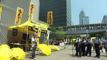 Protesters gather in Hong Kong a year since mass rallies