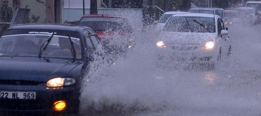Edirne yağmura teslim