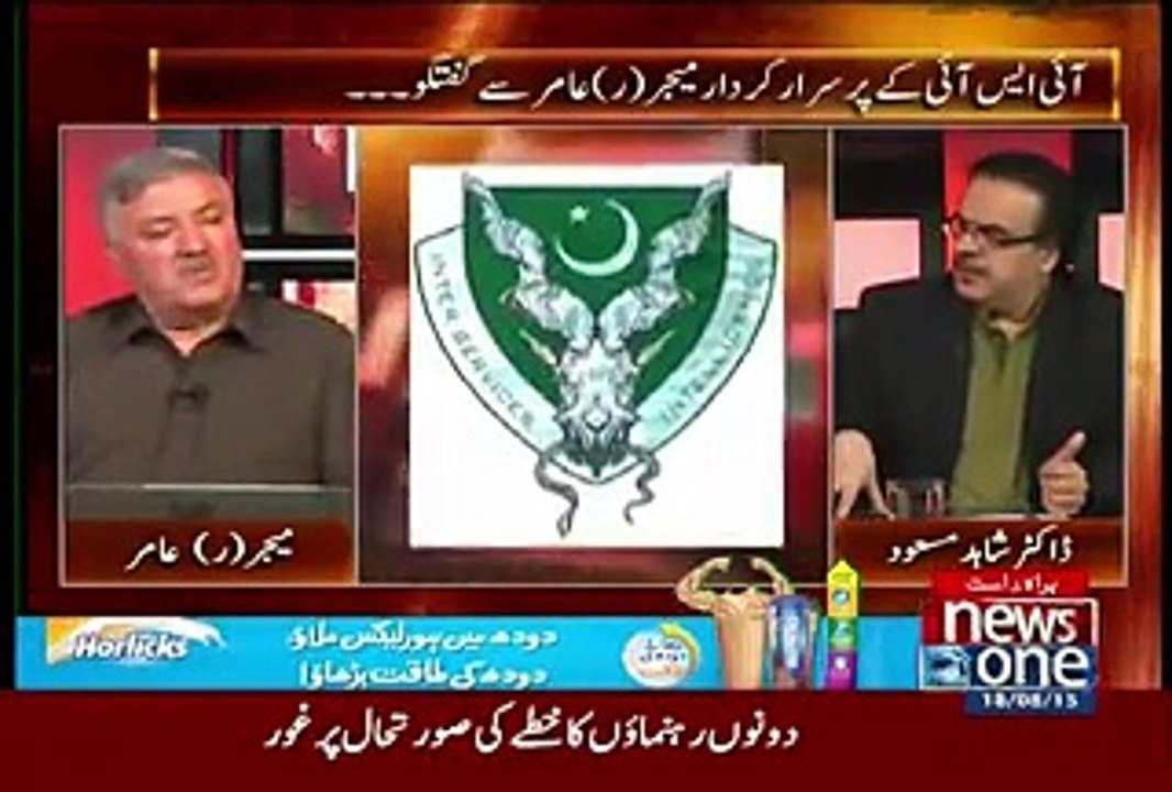 Live With Dr. Shahid Masood (Major(R) Muhammad Amir Exclusive Interview..!!) – 18th August 2015