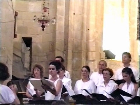 Concert ACJ Macon Le Scherzo aout 1995 Choralies 95 Vaison