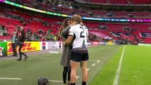 Irlande-Roumanie : un joueur de rugby demande sa copine en mariage sur la pelouse de Wembley