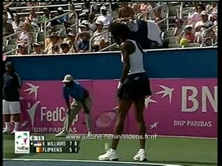 Fed Cup 2007 V.Williams-Flipkens (part5)