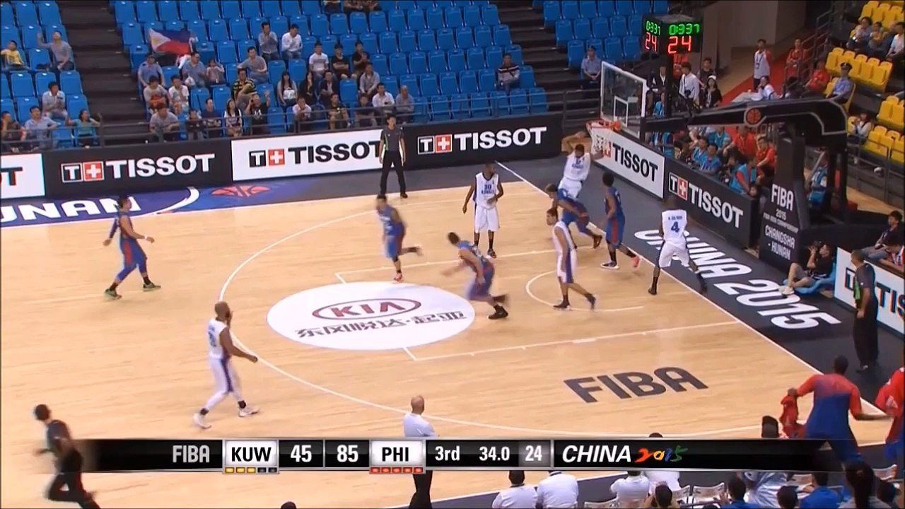 Terrence Romeo Sick Crossover move Gilas Pilipinas 3.0 vs Kuwait - FIBA Asia Championship September 25,2015