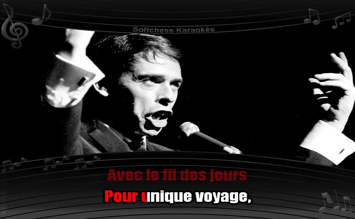 Karaoké Jacques Brel - Le plat pays
