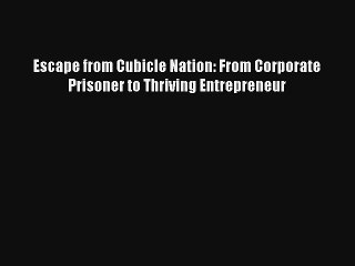 Escape from Cubicle Nation: From Corporate Prisoner to Thriving Entrepreneur Livre Télécharger