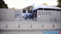 Lyon : les Toques Blanches rejouent «La sortie des usines Lumière»