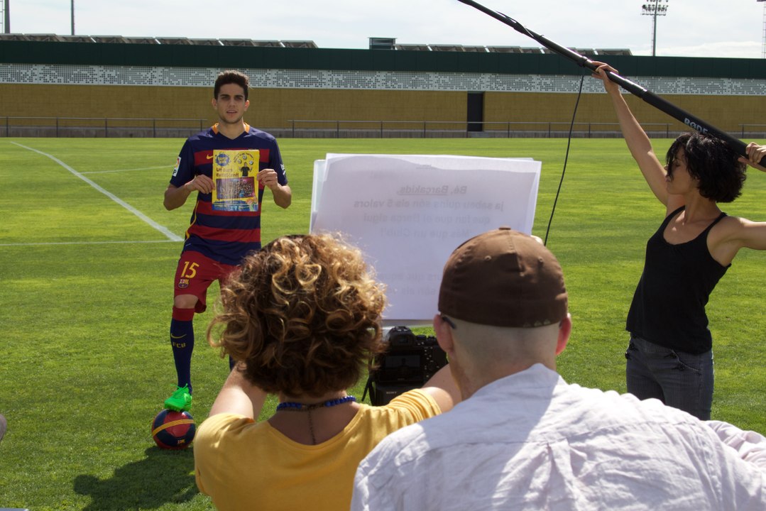 Així es va fer el nou vídeo educatiu de ‘Barçakids’