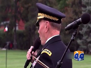 General Martin Dempsey goes out with one final song