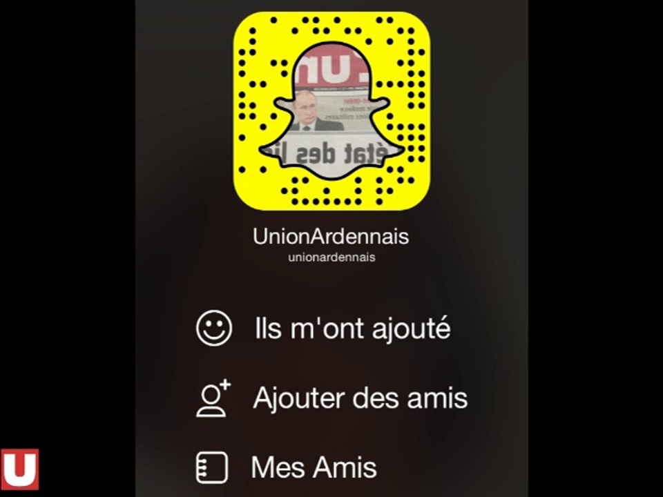 Retrouvez-nous sur snapchat !