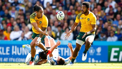 Amazing Rugby World Cup offloads