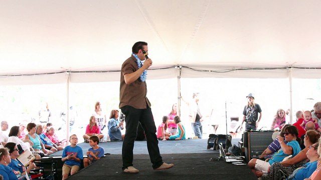 Mario Kombou sings 'There's Always Me' Elvis Week 2015