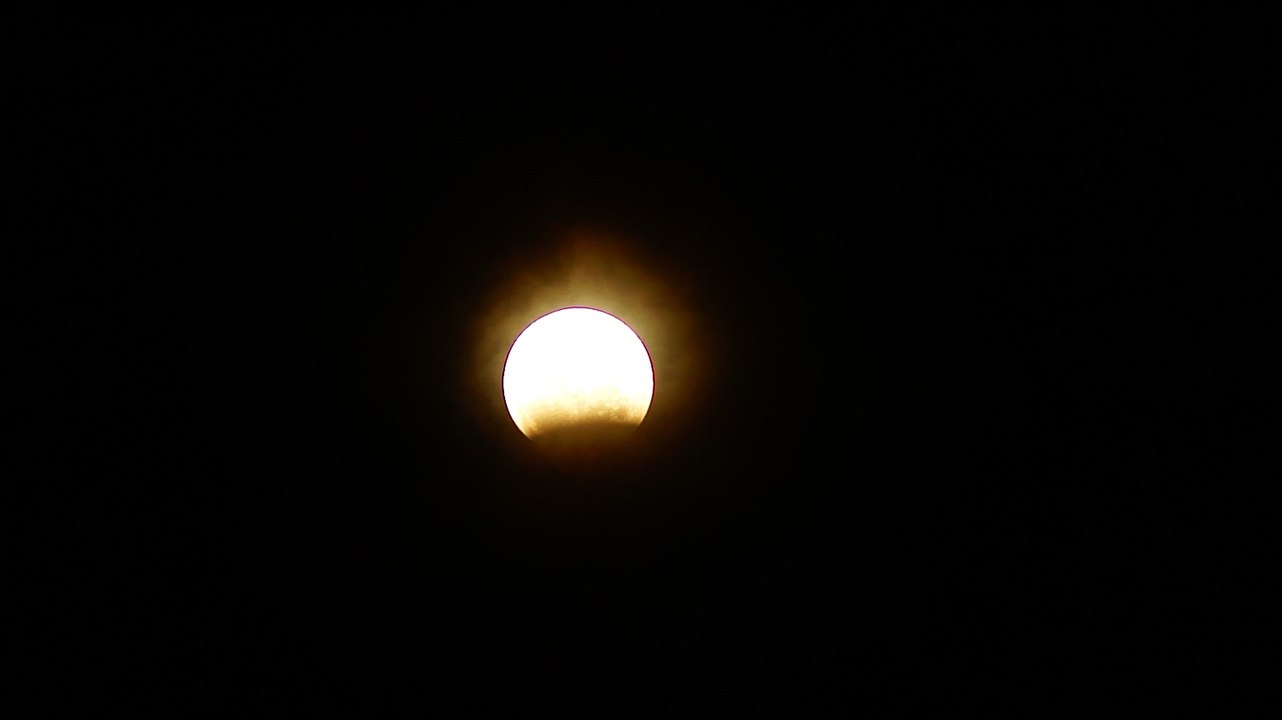 A grande Lua de Sangue, a bela Eclipse Lunar, Lua Cheia de Setembro de 2015