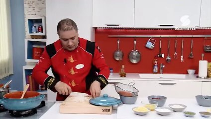 ‫اسكالوب الدجاج محشو + شوربة عدس + سلطة أزمير حصة سفاري - Samira Tv‬ - YouTube