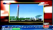 Pakistani Media Showing There Missiles Power To Warn India