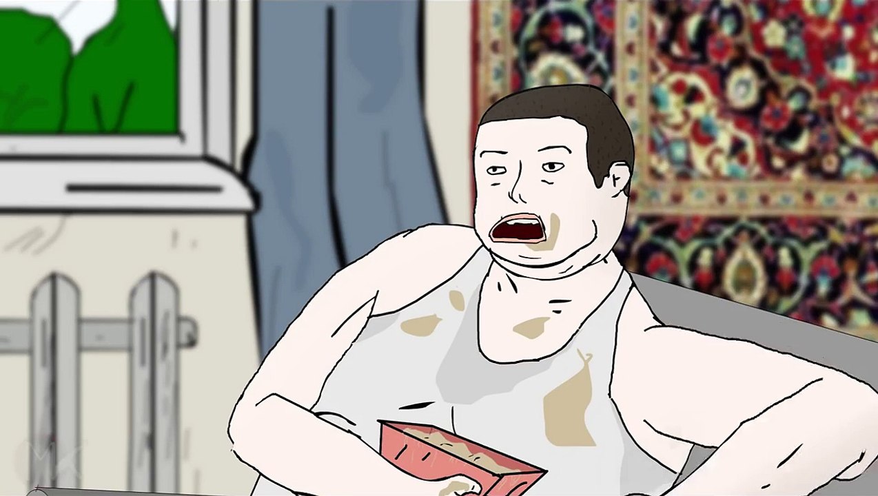 Crazy cartoon