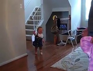 First step of baby girl