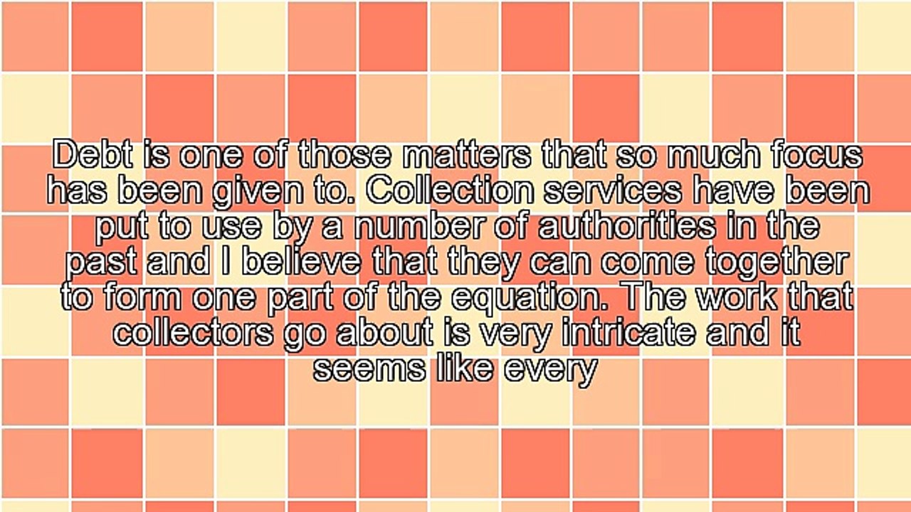 Going Into Detail About Collection Services & Their Weight