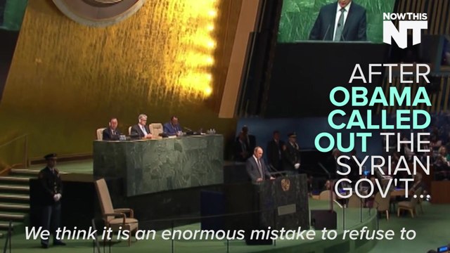 Putin Backs Assad And The Syrian Government In U.N. Speech