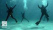 Dancers-turned-divers put on majestic underwater performance