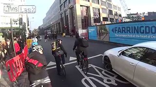 Audi Occupant Assaults Cyclist in London