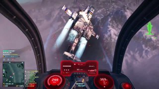 Planetside 2: Casual drunk warpgate camping turns into a 5v8ish ESF battle