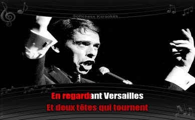 Karaoké Jacques Brel - Les prénoms de Paris