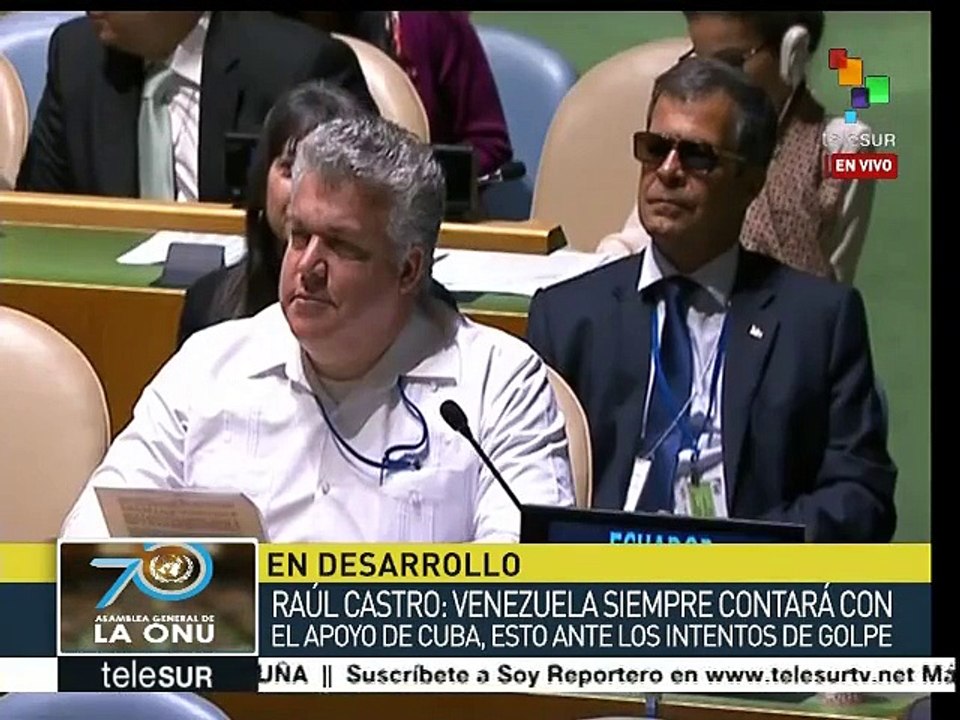 Exige Raúl Castro ante la ONU el cese al bloqueo de EE.UU. contra Cuba
