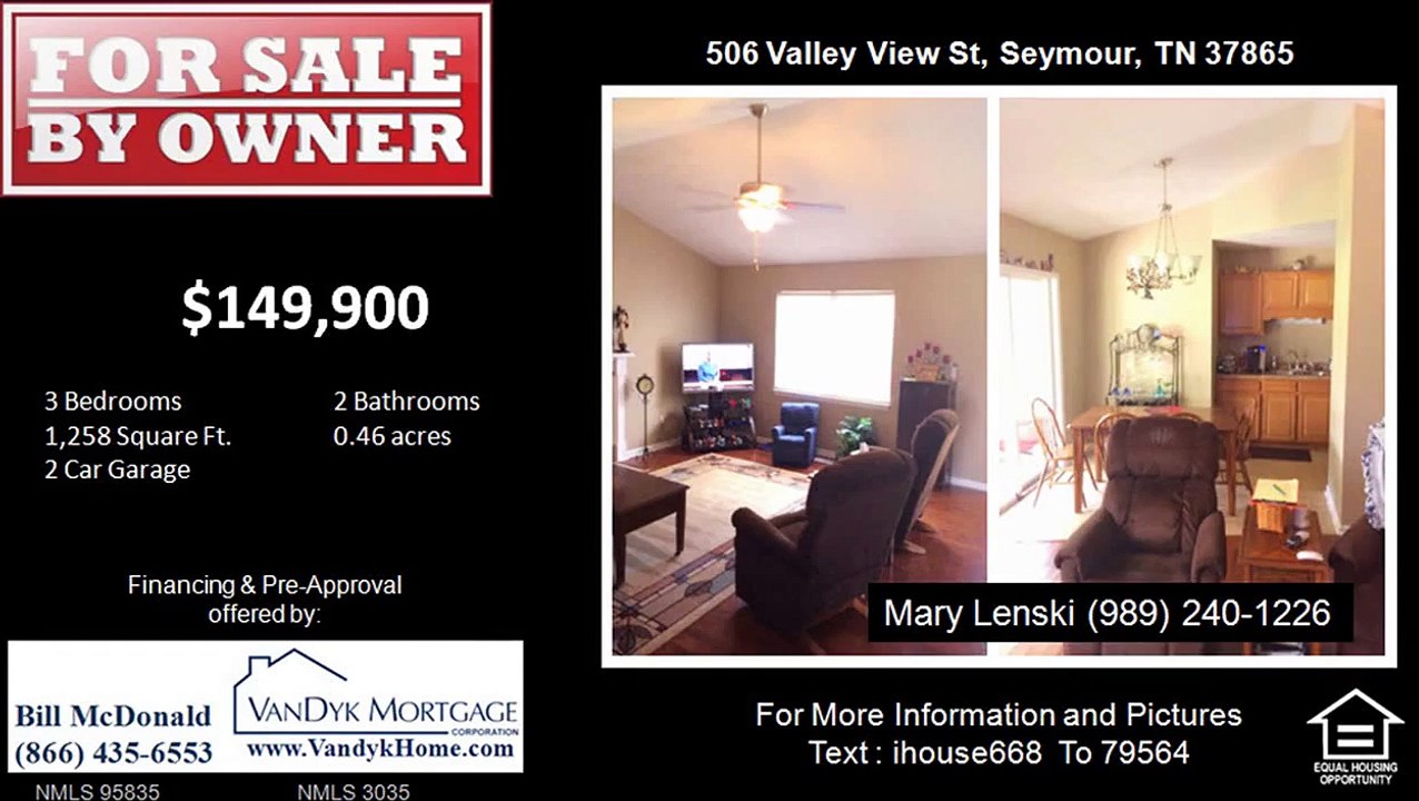 3 bedroom home for sale near Seymour Intermediate School in Seymour TN 37865