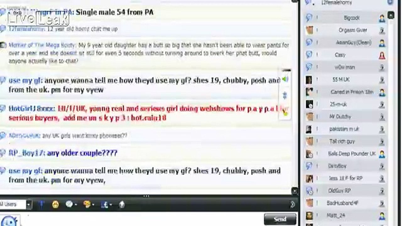 12 Year Old Girl gets non-stop sex offers from much older grown men
