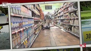 Hilarious Milk Gallon Prank In U.S. Supermarkets