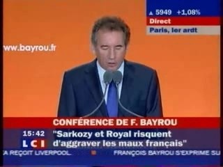 Bayrou cf de presse intro 25-04-07