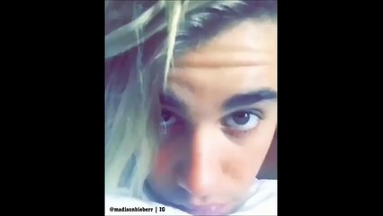 Deleted rickthesizzler snapchat of Justin Bieber asking fans to watch What Do You Mean video