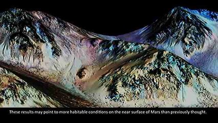 La NASA anuncia la existencia de agua líquida en Marte